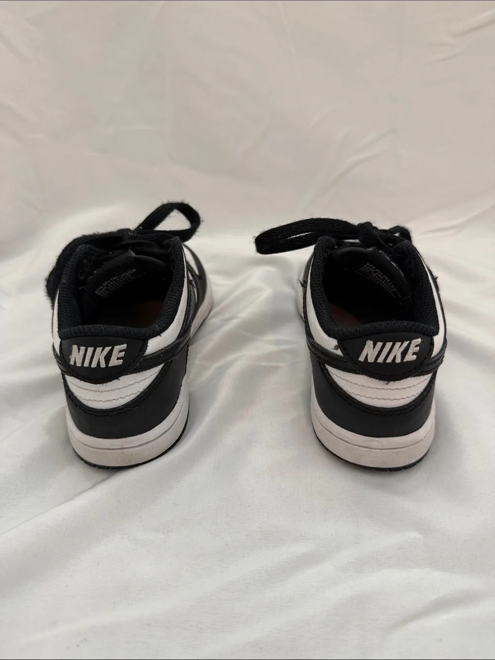 Nike Kids Dunk Black and White Low-Top Sneakers
